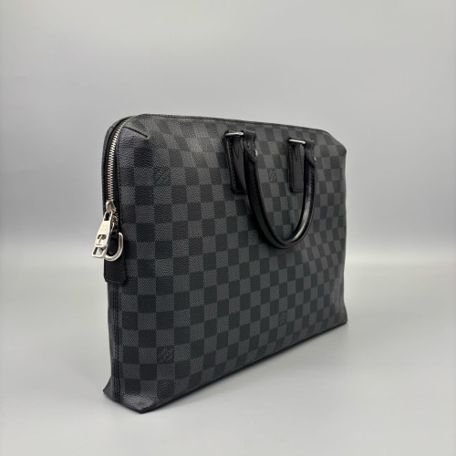 Louis Vuitton Briefcase Damier Graphite Black