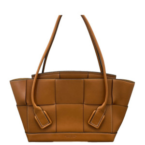 Bottega Veneta Medium Arco Intrecciato Nappa Tan