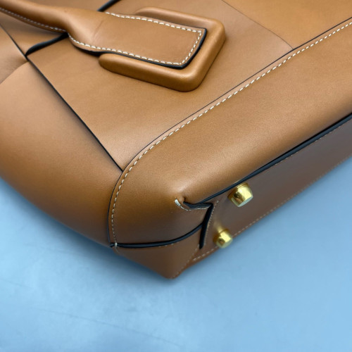 Bottega Veneta Medium Arco Intrecciato Nappa Tan