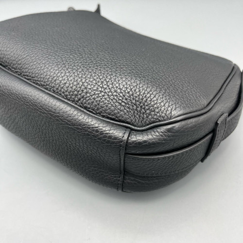 Dior Small Saddle Messenger Bag Calfskin Black