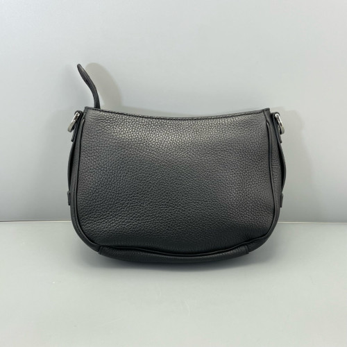 Dior Small Saddle Messenger Bag Calfskin Black
