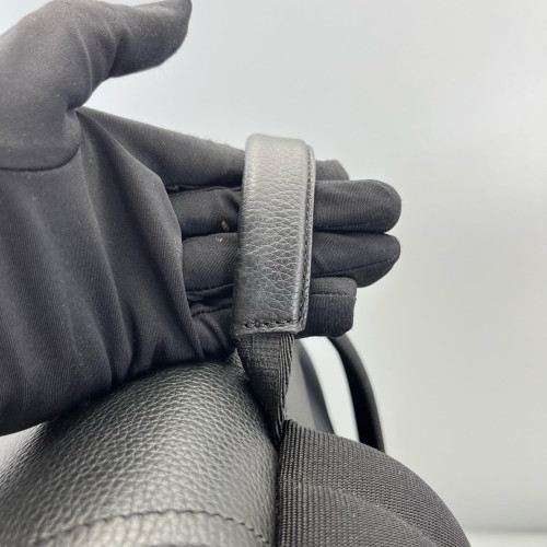 Dior Flap Backpack Oblique Black Beige Navy