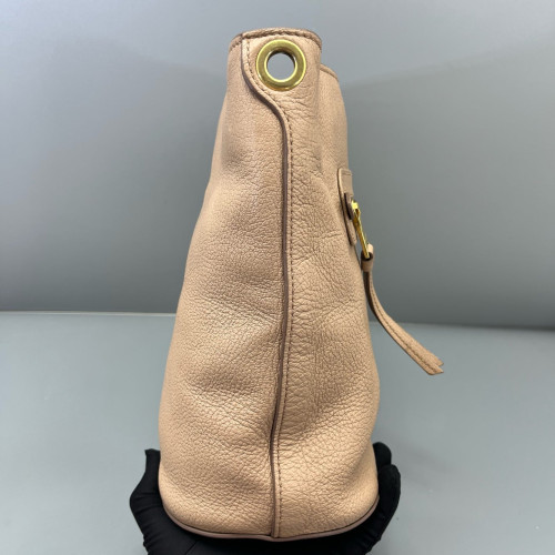 Miu Miu Bucket Calfskin Nude Pink