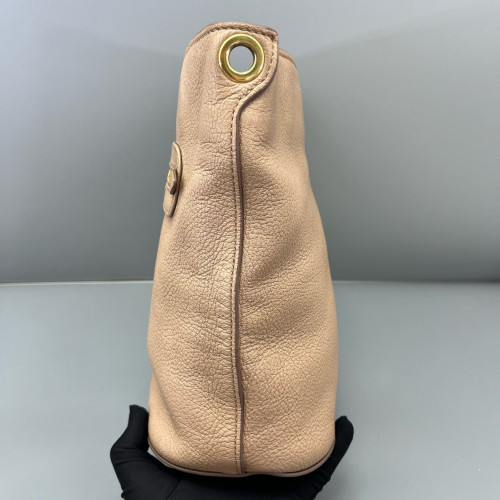 Miu Miu Bucket Calfskin Nude Pink