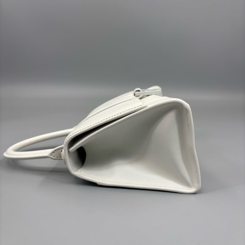 Balenciaga Hourglass Small Calfskin White