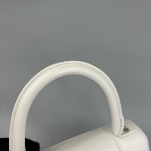 Balenciaga Hourglass Small Calfskin White
