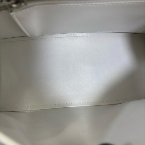 Balenciaga Hourglass Small Calfskin White