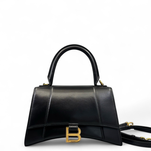 Balenciaga Hourglass Small Calfskin Black
