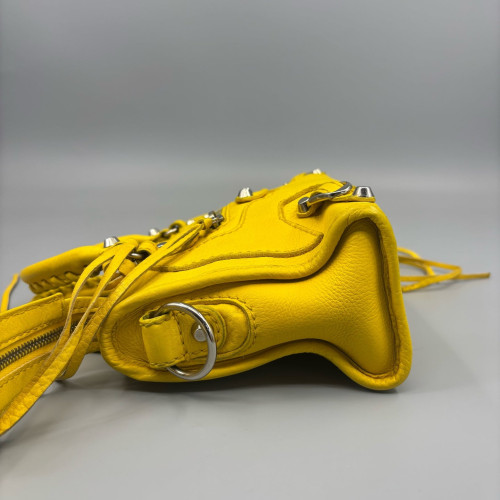 Balenciaga Mini City Grained Calfskin Yellow