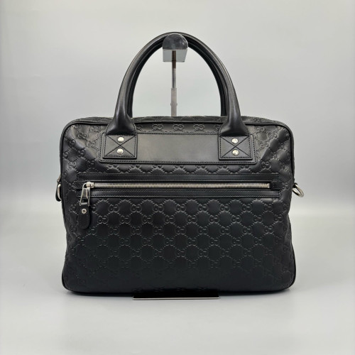 Gucci Briefcase Guccissima Black