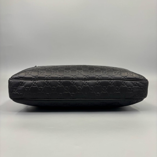 Gucci Briefcase Guccissima Black