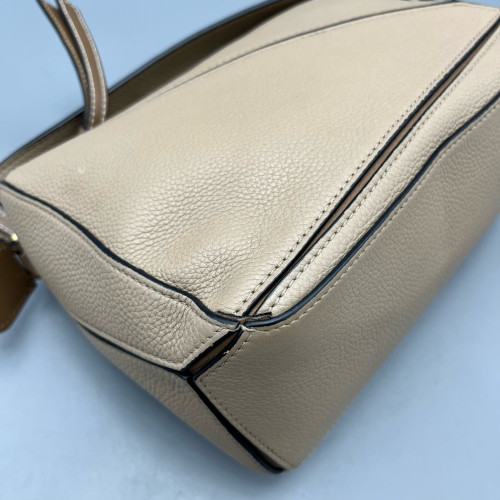 Loewe Small Puzzle Grained Calfskin Beige Sahara