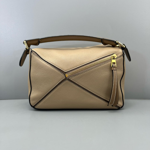Loewe Small Puzzle Grained Calfskin Beige Sahara