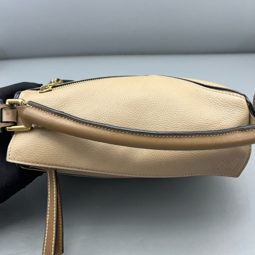 Loewe Small Puzzle Grained Calfskin Beige Sahara