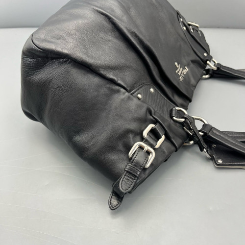 Prada Tote Bag Calfskin Black