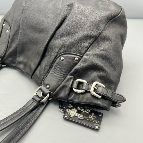 Prada Tote Bag Calfskin Black