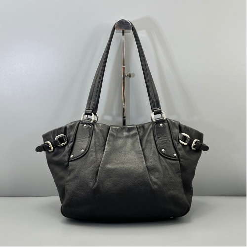 Prada Tote Bag Calfskin Black