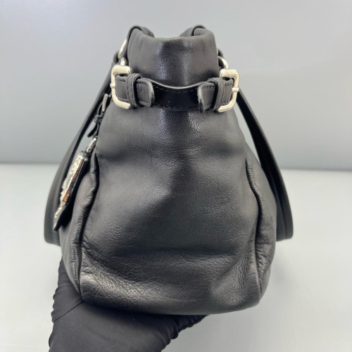 Prada Tote Bag Calfskin Black