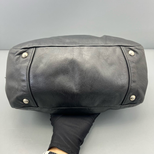 Prada Tote Bag Calfskin Black