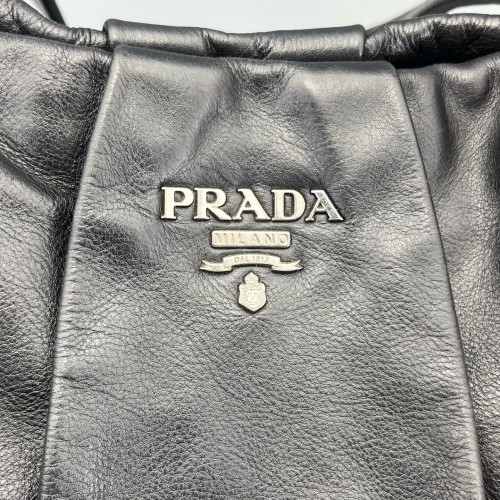 Prada Tote Bag Calfskin Black