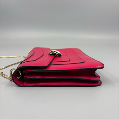 Bvlgari Large Serpenti Forever Shoulder Bag Calfskin Fuchsia