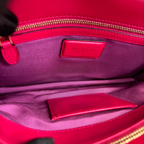 Bvlgari Large Serpenti Forever Shoulder Bag Calfskin Fuchsia