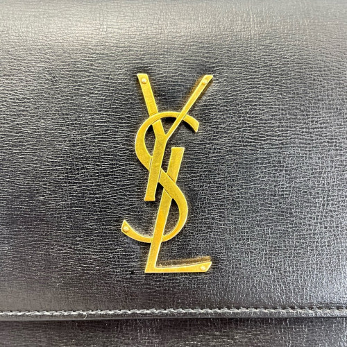 Yves Saint Laurent Medium Sunset Calfskin Black