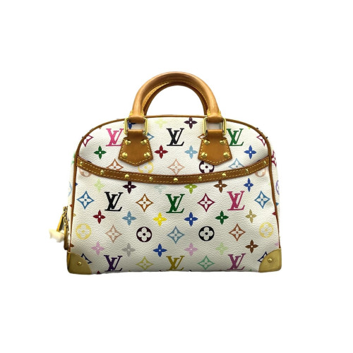 Louis Vuitton Trouville Handbag Monogram Multicolor White
