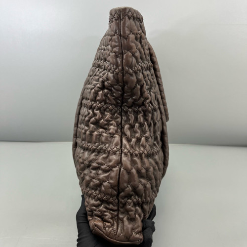 Chanel Gaufre Tote Bag Calfskin Brown