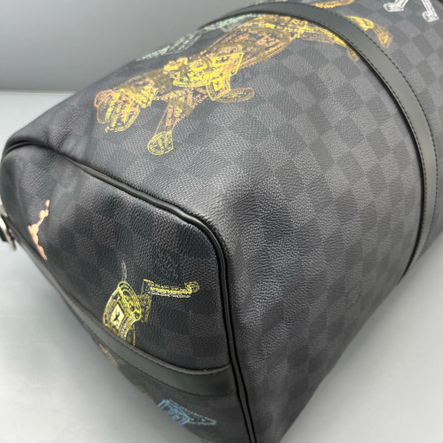 Louis Vuitton Keepall Bandouliere 50 Damier Graphite Black