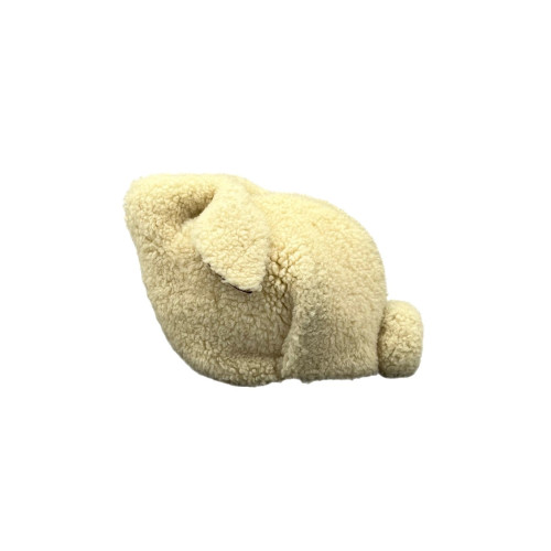 Loewe Bunny Shoulder Bag Faux Fur White Brown Loewe Bunny Shoulder Bag Faux Fur White Brown