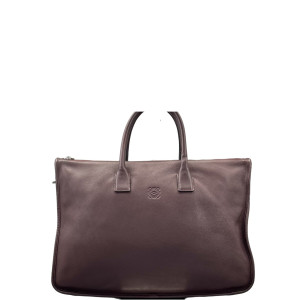 Loewe Briefcase Calfskin Burgundy