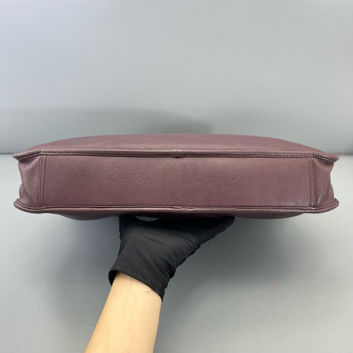 Loewe Briefcase Calfskin Burgundy