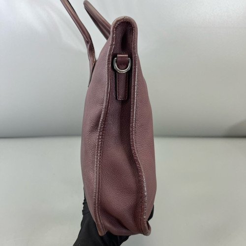 Loewe Briefcase Calfskin Burgundy