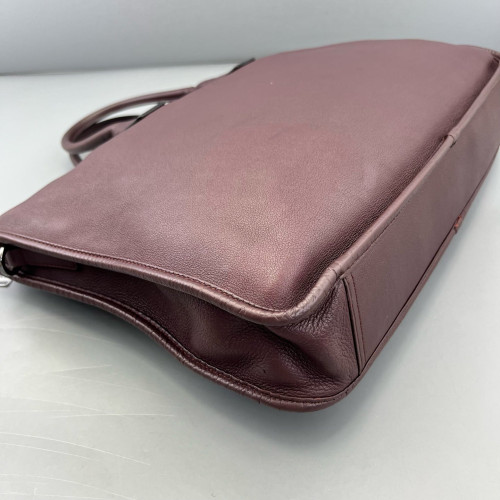 Loewe Briefcase Calfskin Burgundy