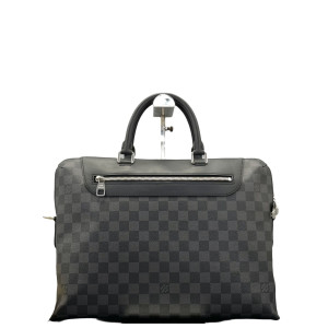 Louis Vuitton Porte Documents Jour Damier Graphite Black