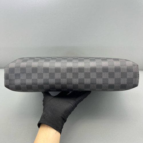 Louis Vuitton Porte Documents Jour Damier Graphite Black