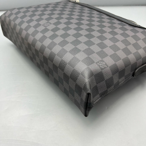 Louis Vuitton Porte Documents Jour Damier Graphite Black