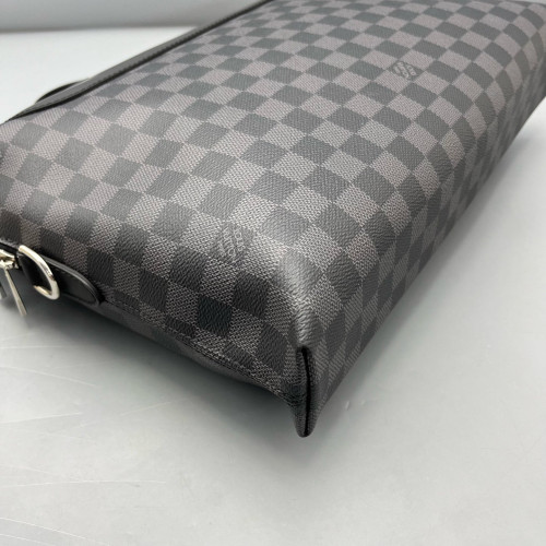 Louis Vuitton Porte Documents Jour Damier Graphite Black