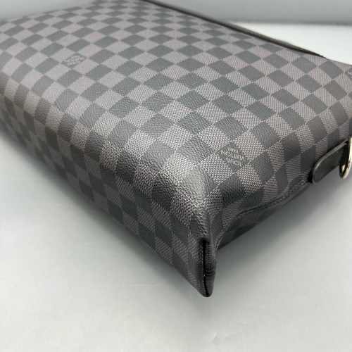 Louis Vuitton Porte Documents Jour Damier Graphite Black