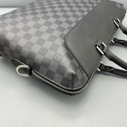 Louis Vuitton Porte Documents Jour Damier Graphite Black