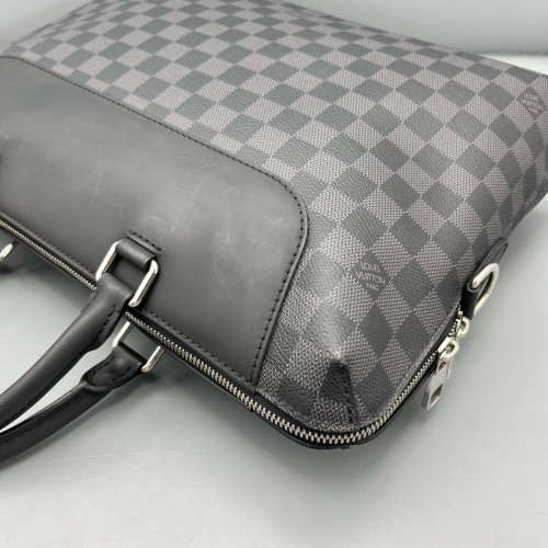 Louis Vuitton Porte Documents Jour Damier Graphite Black