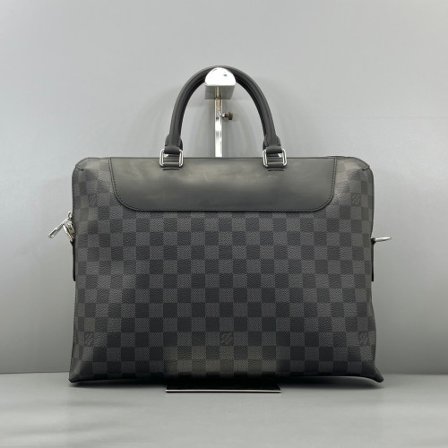 Louis Vuitton Porte Documents Jour Damier Graphite Black