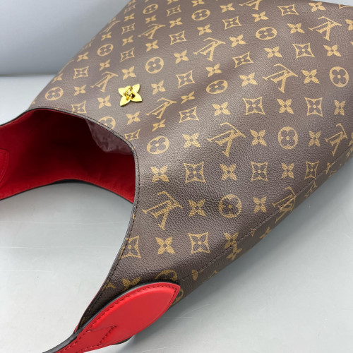 Louis Vuitton Flower Hobo Monogram Brown