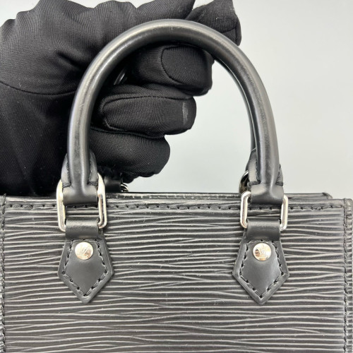 Louis Vuitton Petite Sac Plat Epi Black Louis Vuitton Petite Sac Plat Epi Black