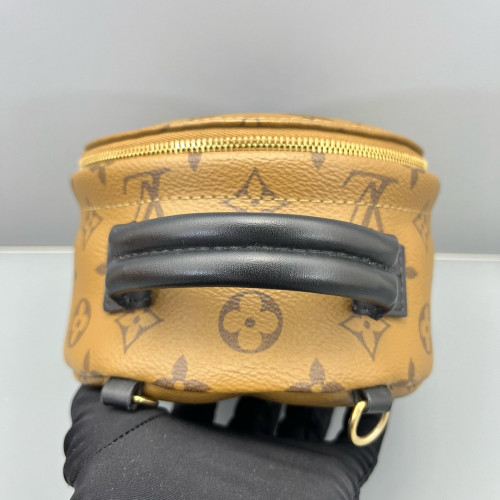 Louis Vuitton Palm Springs Backpack Mini Monogram Reverse Monogram Brown