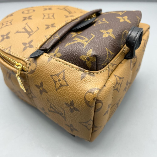 Louis Vuitton Palm Springs Backpack Mini Monogram Reverse Monogram Brown