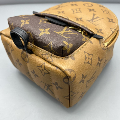 Louis Vuitton Palm Springs Backpack Mini Monogram Reverse Monogram Brown