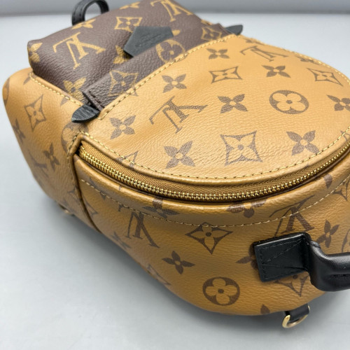 Louis Vuitton Palm Springs Backpack Mini Monogram Reverse Monogram Brown