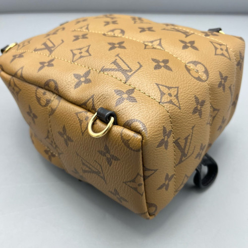 Louis Vuitton Palm Springs Backpack Mini Monogram Reverse Monogram Brown